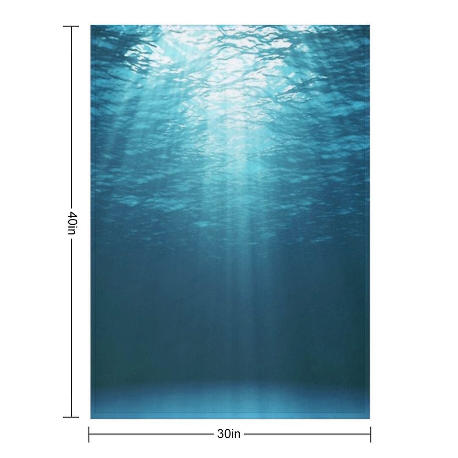 Look at Under The Sea Easy Care Throw Blanket