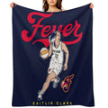 Caitlin Clark 22 Sustainable Throw Blanket