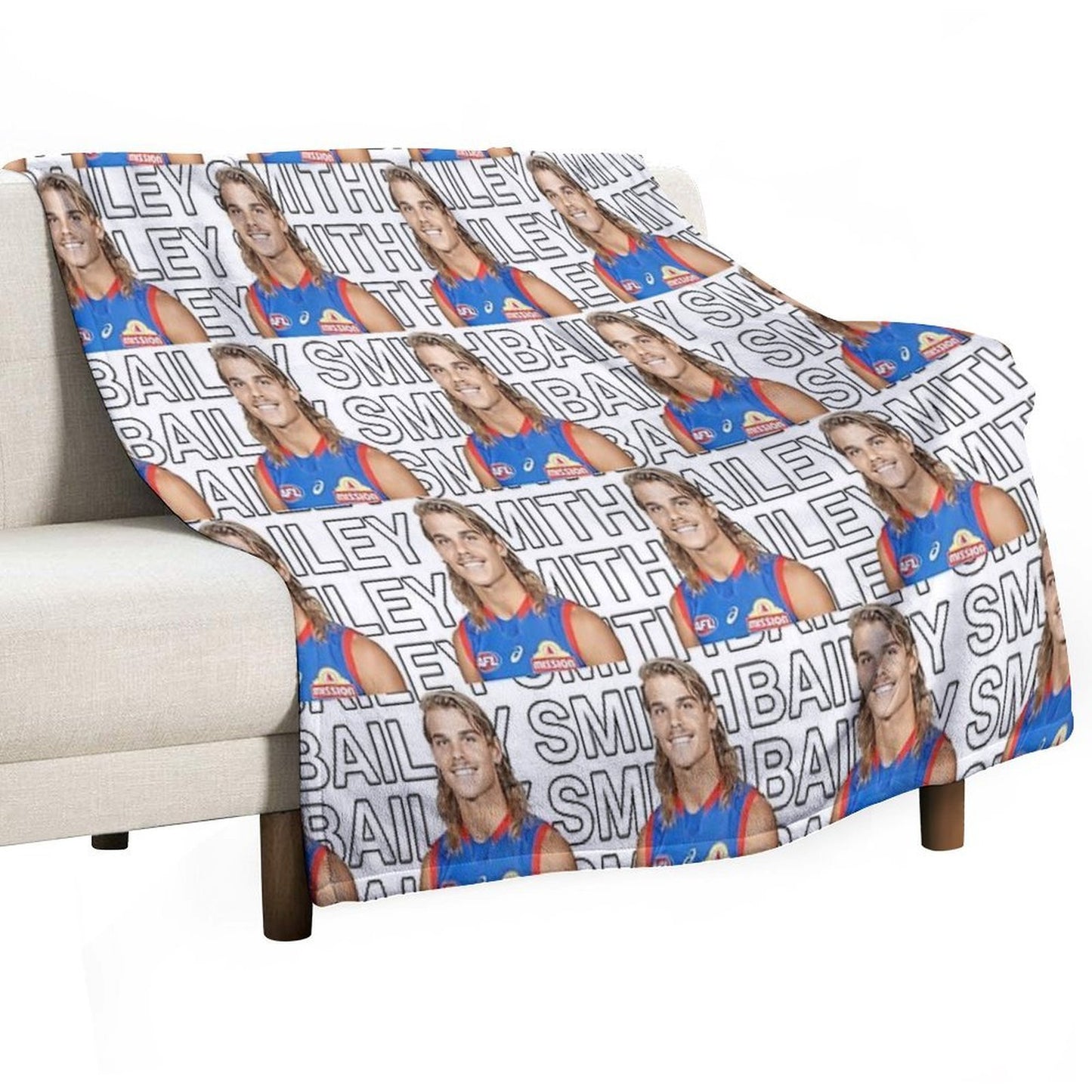 Bailey Smith Easy Care Throw Blanket