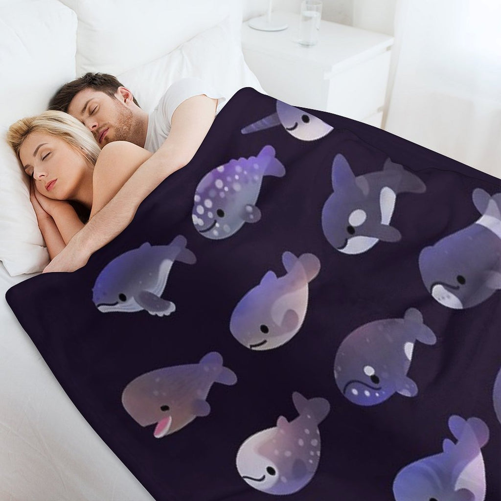 Whale Day Multi-functional Throw Blanket