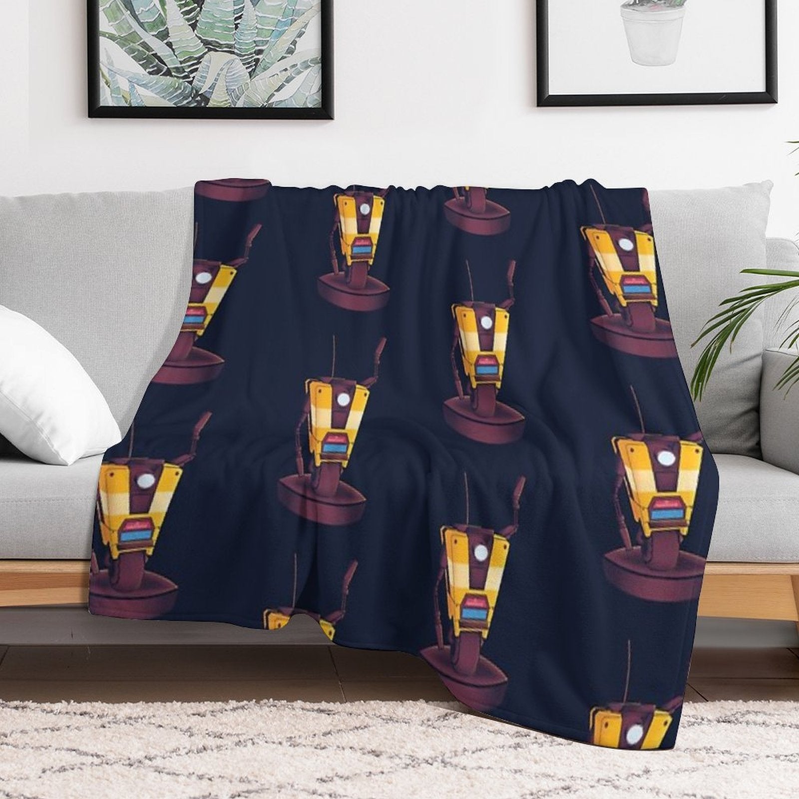 Waving Claptrap! Compact Throw Blanket