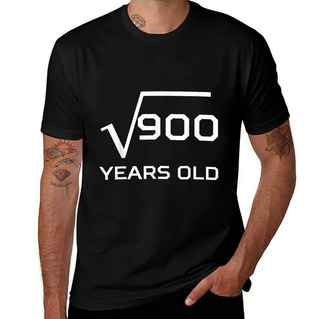 Square Root Of 900 Funny 30 Years Old 30th Birthday  Vintage-inspired T-Shirt