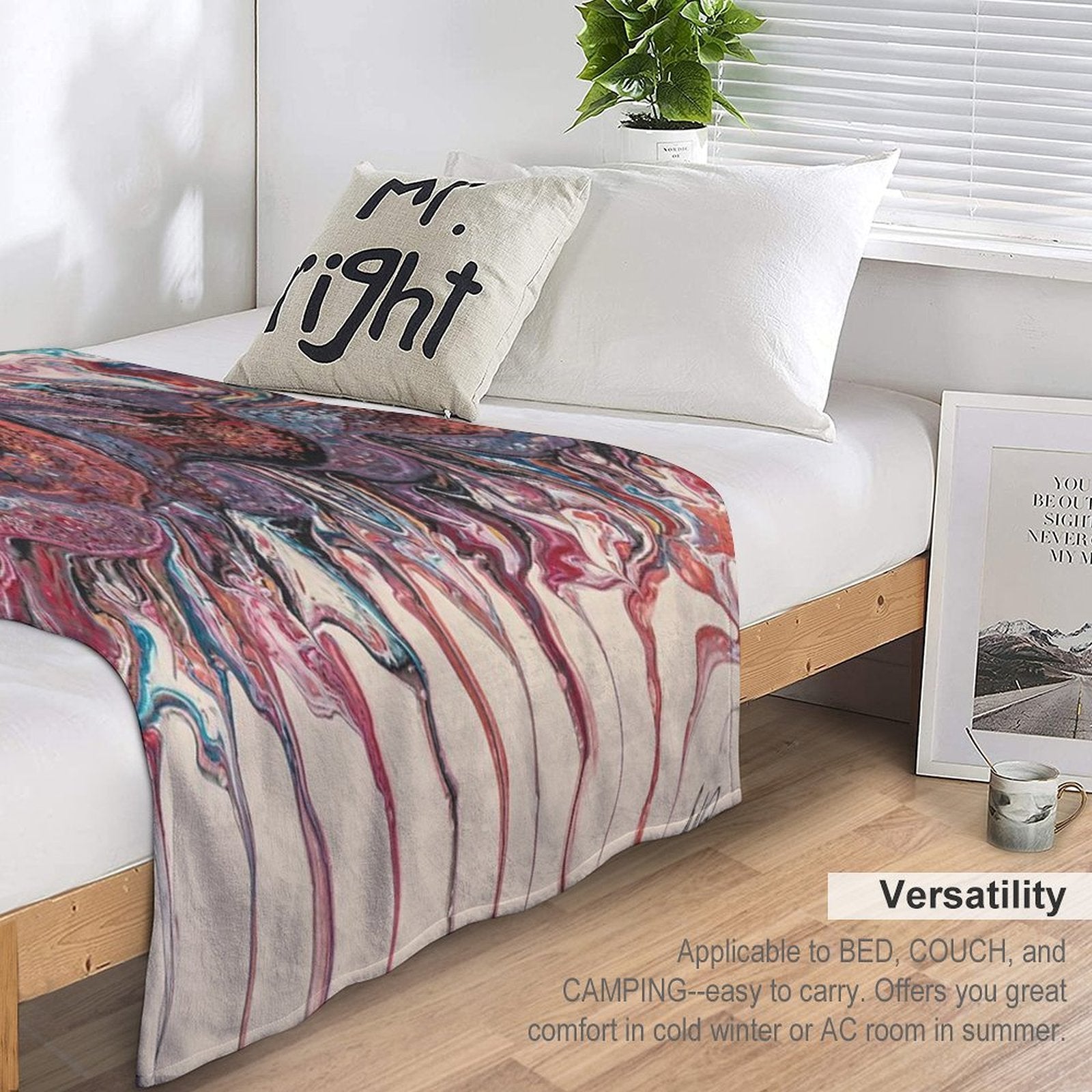 Hanging Anti-pilling Throw Blanket