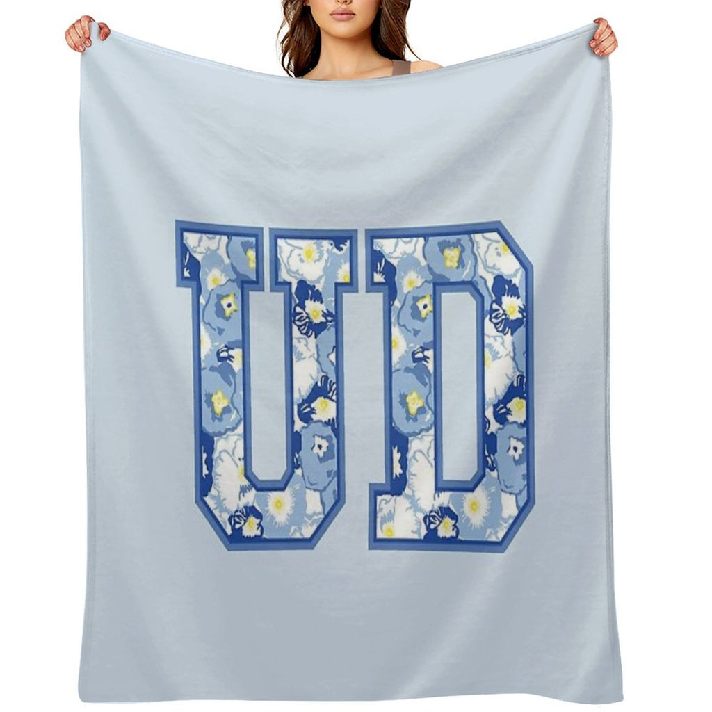 Delaware Lily Floral U D Sustainable Throw Blanket