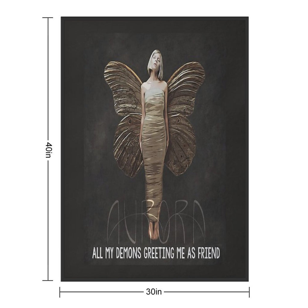All My Demons Comfort Throw Blanket
