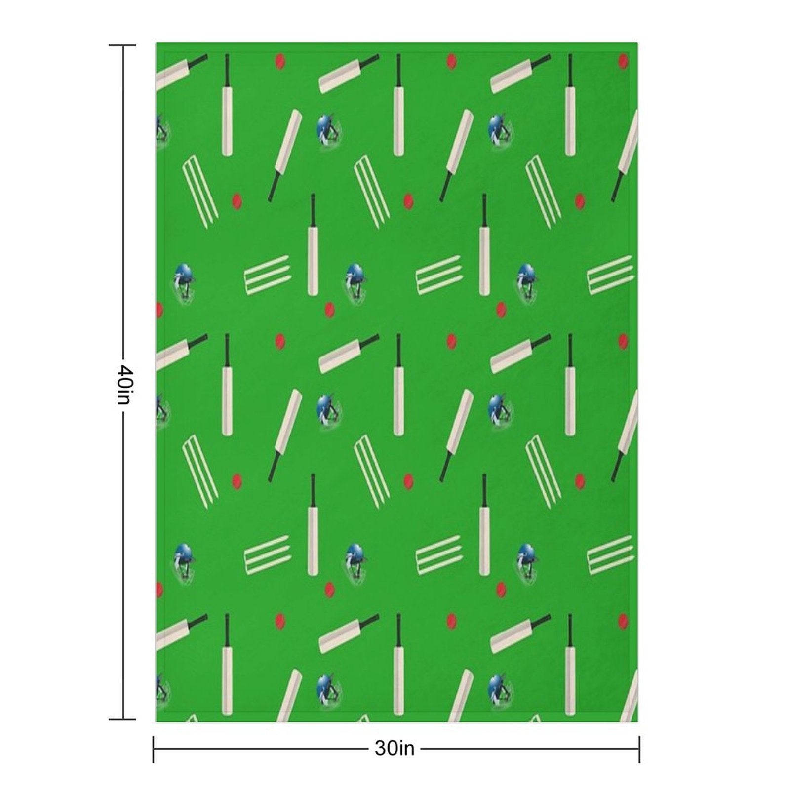 Cricket Pattern Wrinkle-free Throw Blanket