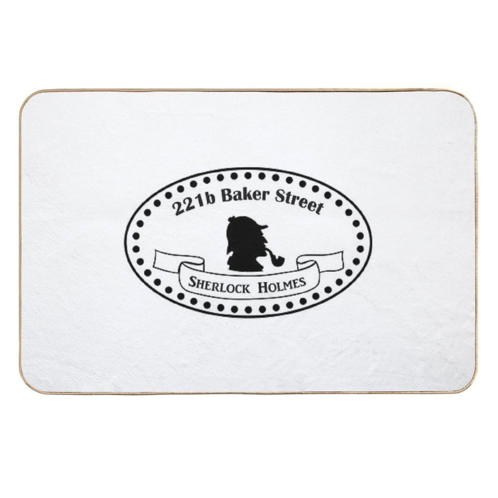 221b Baker Street Sherlock Holmes. BBC TV Show. Sherlock Design  Slip-Resistant Bath Mat