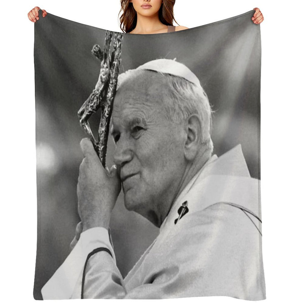 Pope John Paul II Comfort Throw Blanket