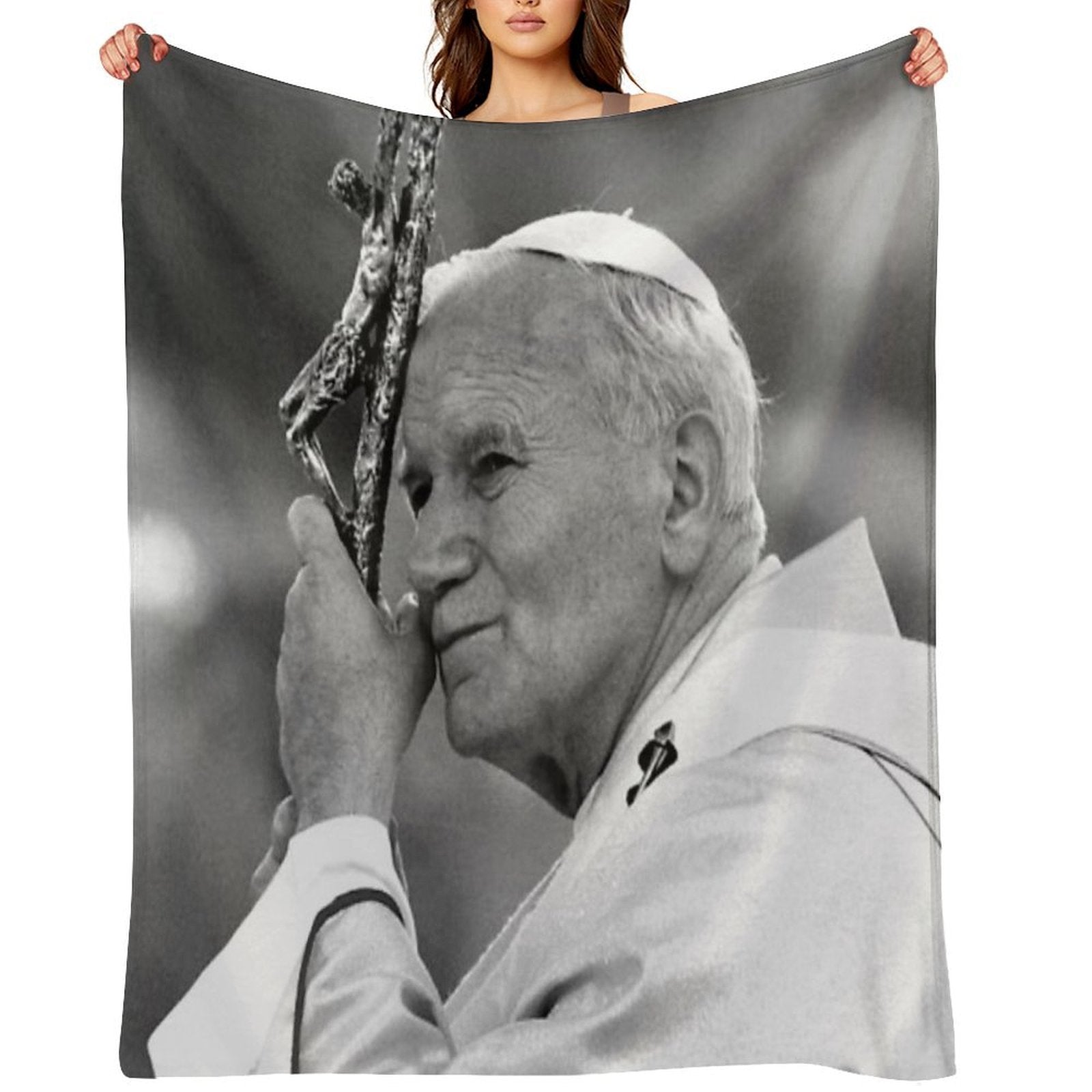 Pope John Paul II Comfort Throw Blanket