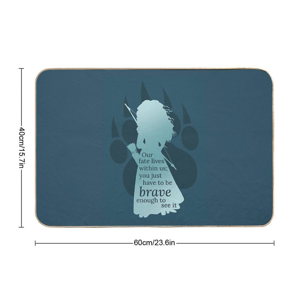 Brave Merida  Non-Slip Bath Mat