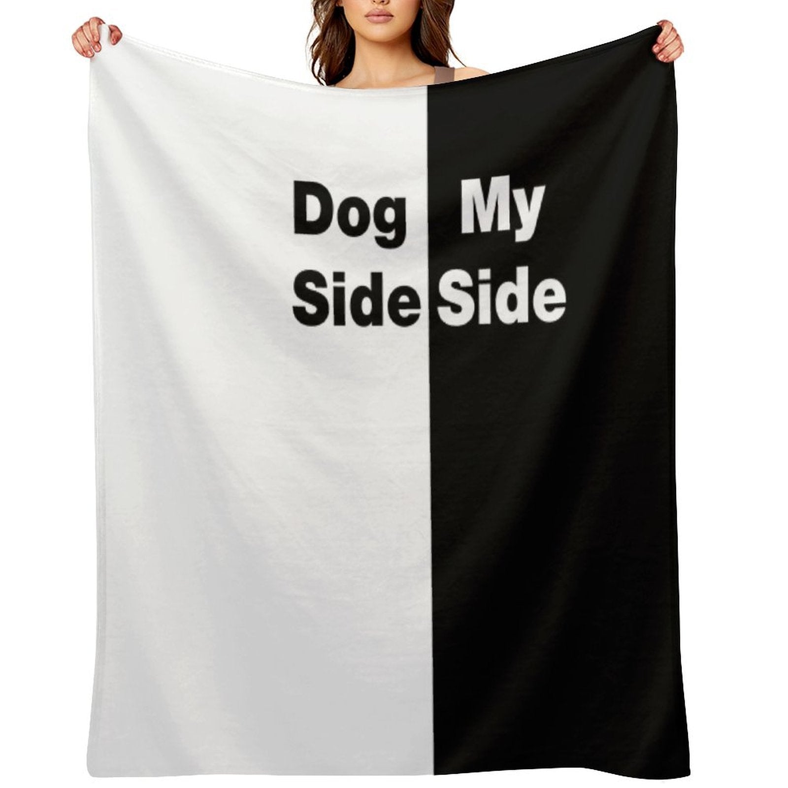 Dog Side My Side Durable Throw Blanket