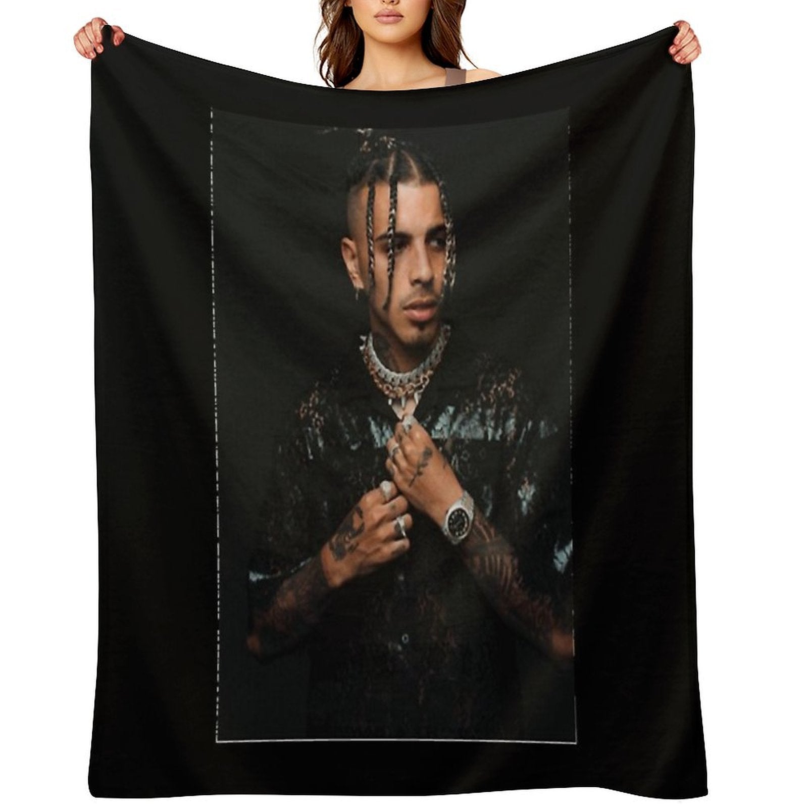 Rauw Alejandro Classic Classic Shrink-resistant Throw Blanket