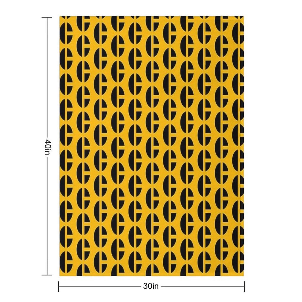 Caterpillar Logo - C Quick-dry Throw Blanket