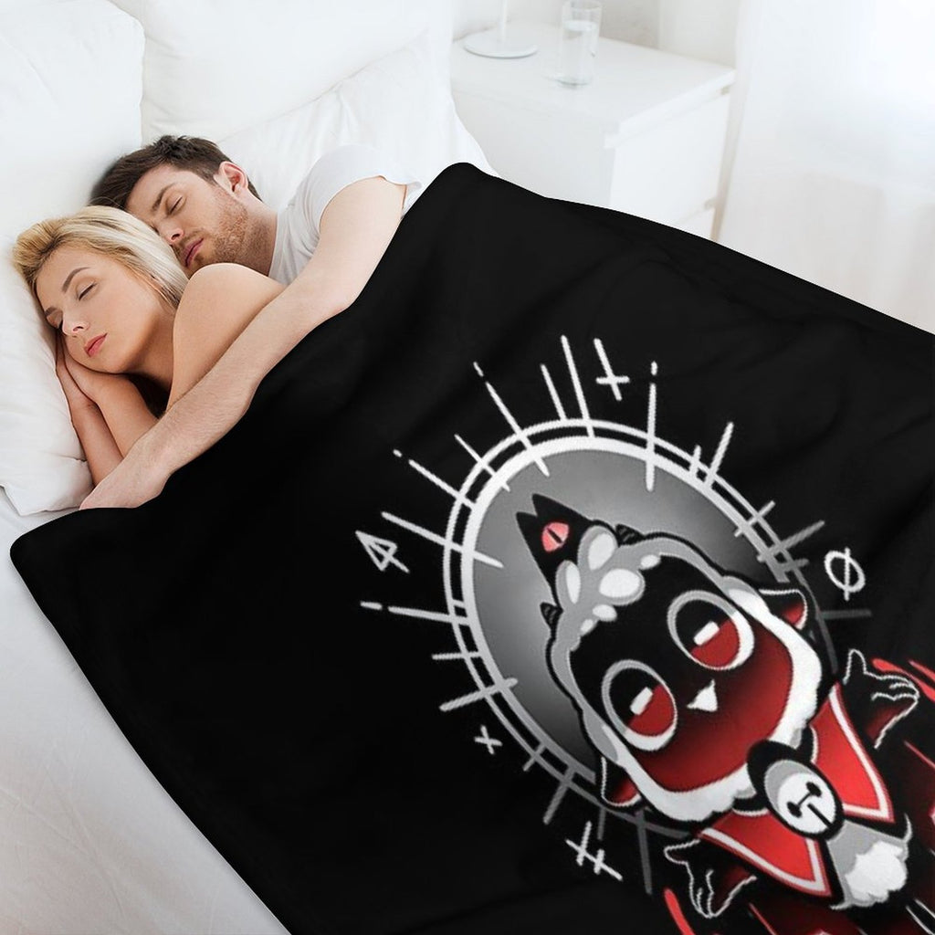 Join The Cult - Cult of The Lamb - Cute Gamer Compact Throw Blanket