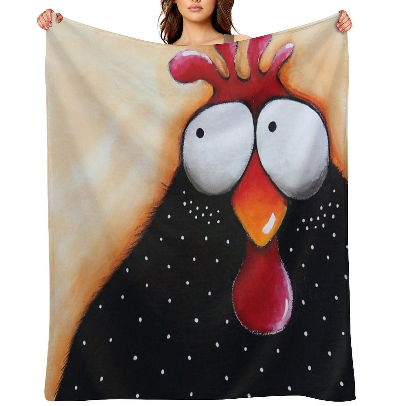 Chicken Soup Quick-dry Throw Blanket