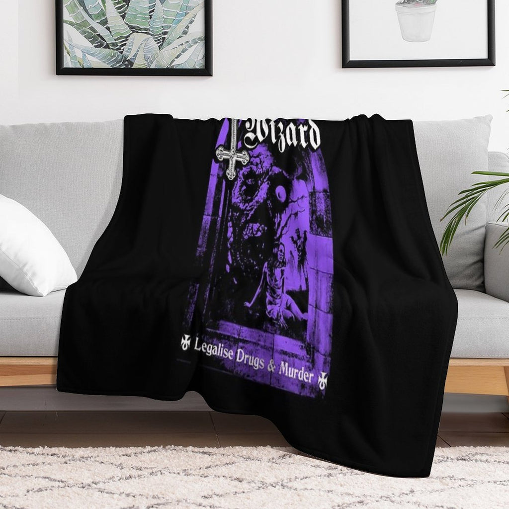 Electric Wizard - Legalise It Wrinkle-free Throw Blanket