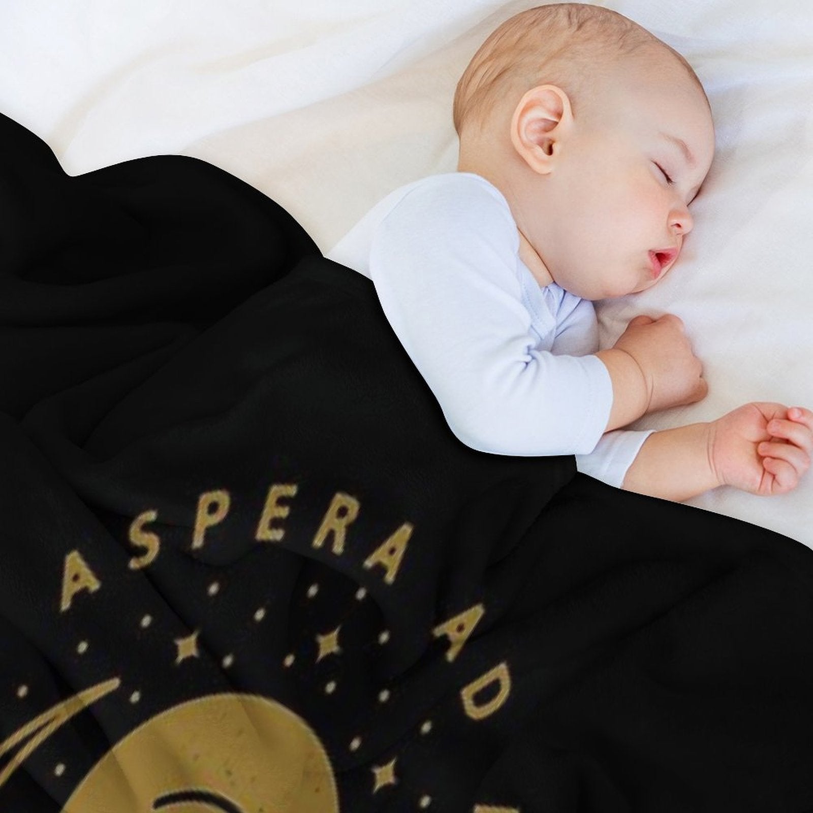 Per Aspera Ad Astra Wrinkle-free Throw Blanket