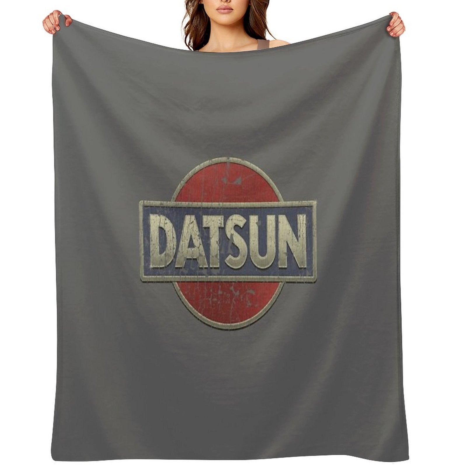 Datsun Rising Sun Shrink-resistant Throw Blanket