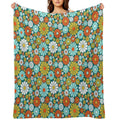 60's Wallpaper  One Wrinkle-free Throw Blanket