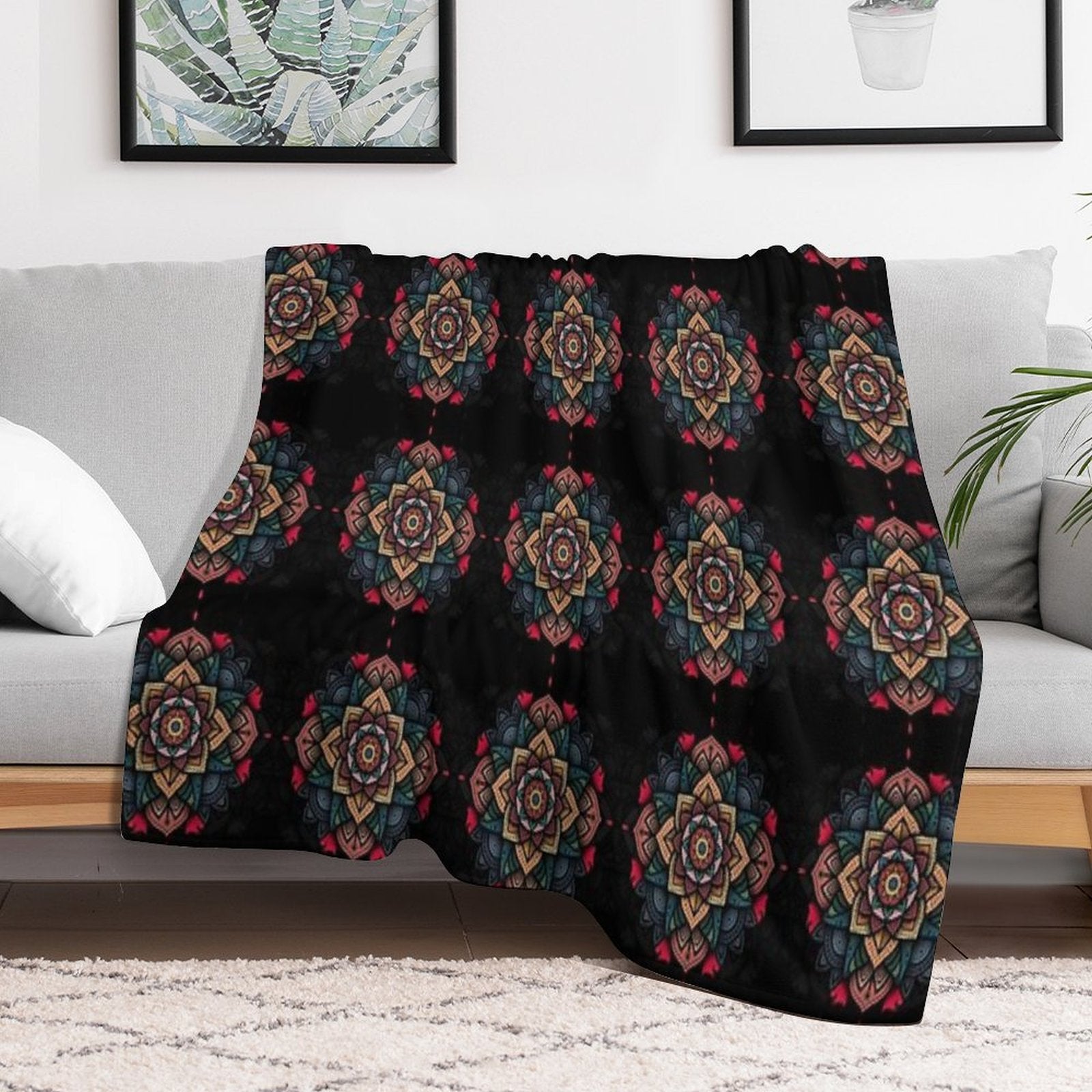 Colorful Style Gift-ready Throw Blanket
