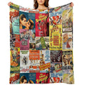 Classic Movie Posters from First 20 Best Picture Winners Premium Throw Blanket