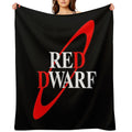 Red Dwarf Logo Durable Throw Blanket