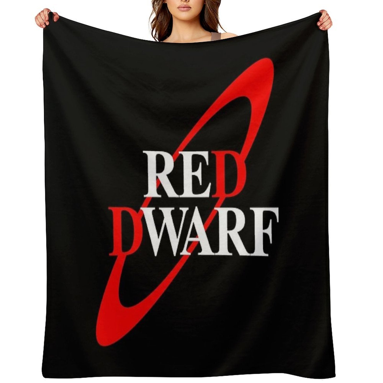 Red Dwarf Logo Durable Throw Blanket
