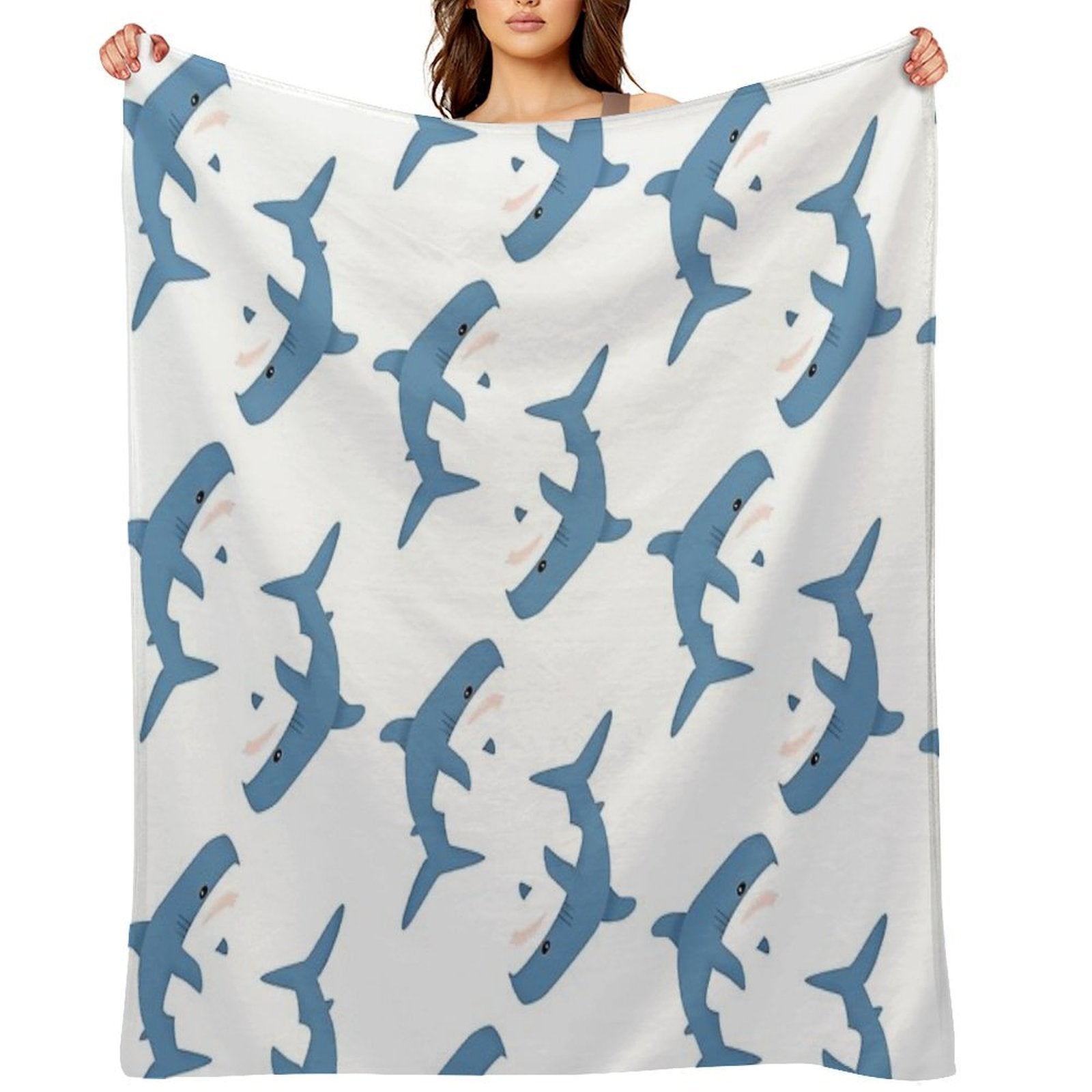 Blahaj Multi-functional Throw Blanket