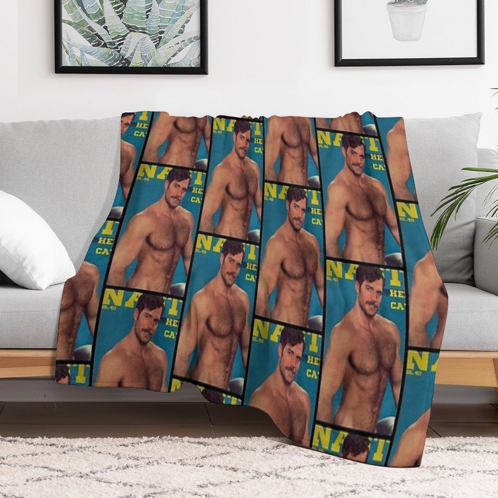 It’s Raining Henry Shrink-resistant Throw Blanket