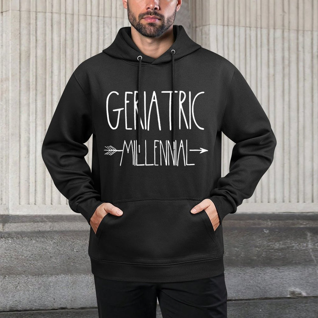 Geriatric Millennial Women Gen X Xennial Cute 40th Birthday Customizable Surface Hoodie