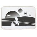 TATOOINE SUNSET BLACK  Versatile Bath Mat