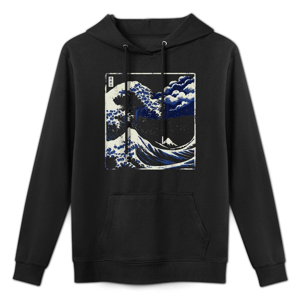 Japanese Great Wave Off Kanagawa Ukiyo-e Art Men Women Kids Moisture-Wicking Hoodie
