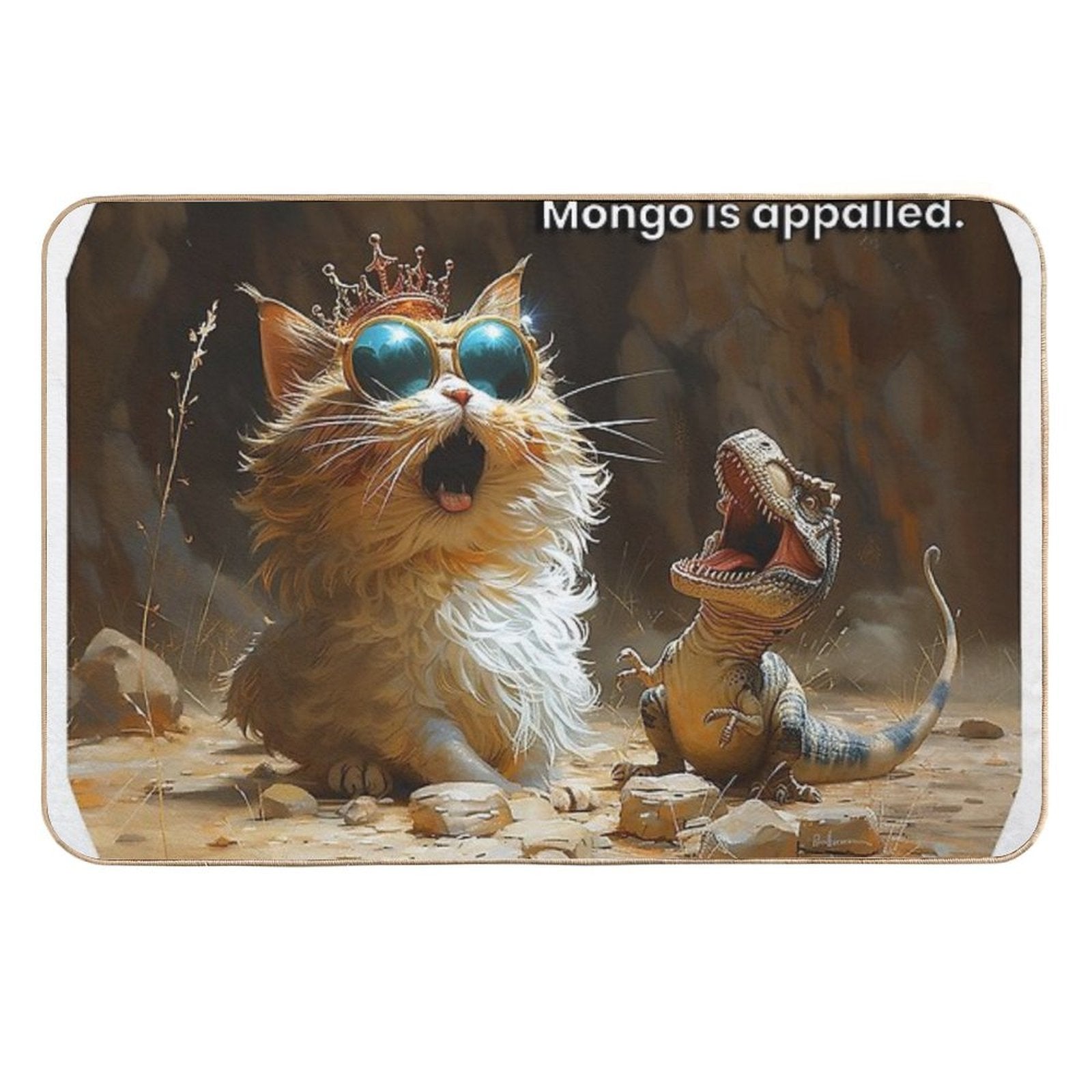 Dungeon Crawler Carl - This Is An OUTRAGE!  Dirt-Trapping Bath Mat