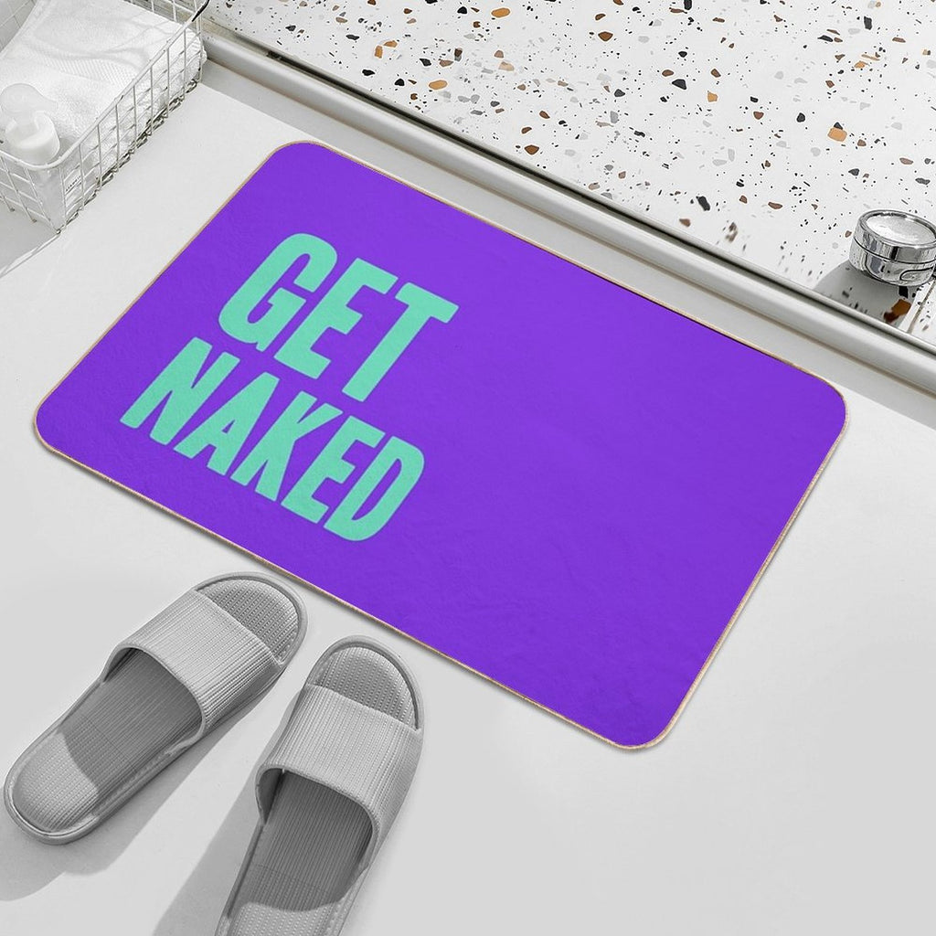 Get Naked - Purple And Blue  Toxin-Free Bath Mat