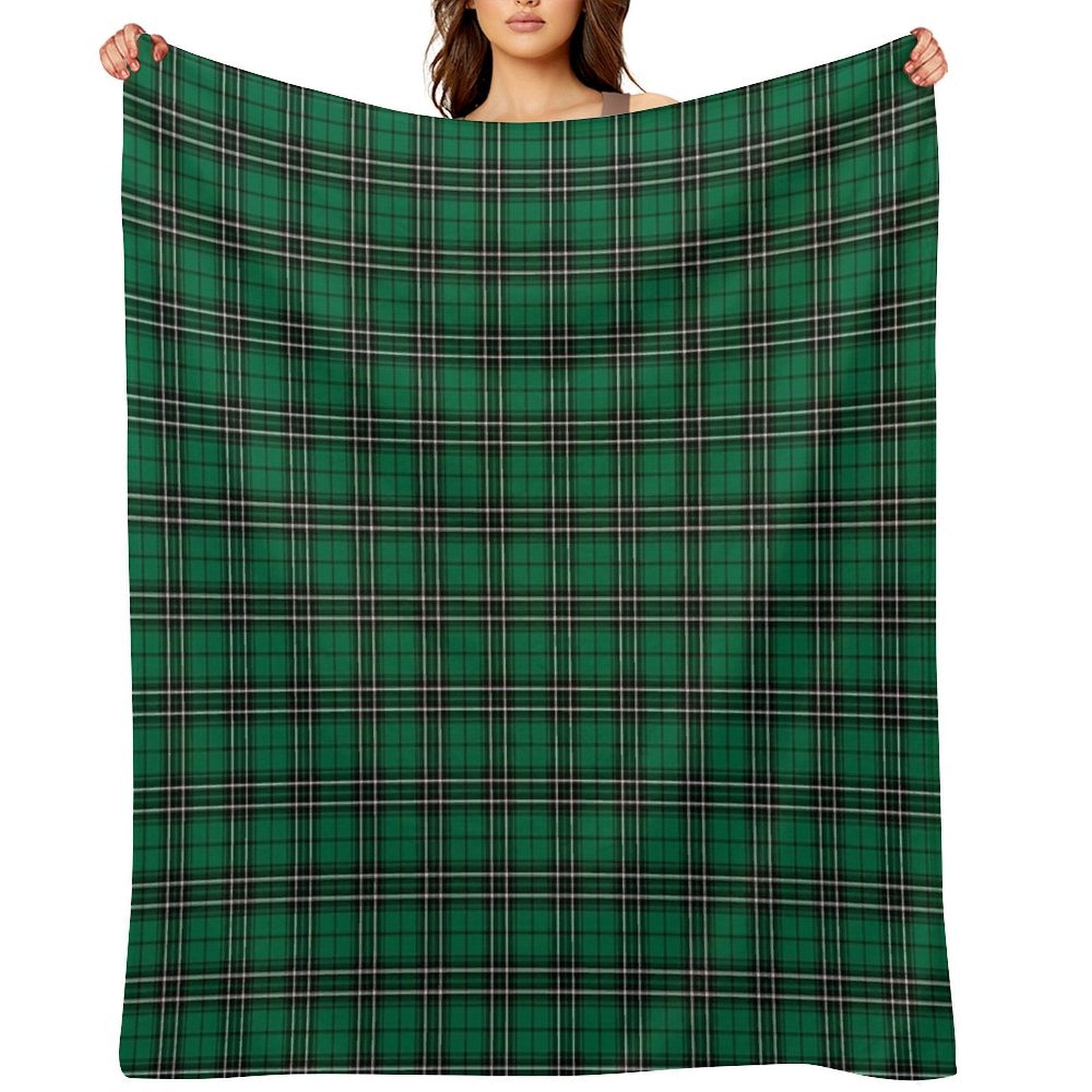 Clan MacLean Hunting Tartan All-season Throw Blanket