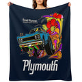70's Muscle Car Comfort Throw Blanket