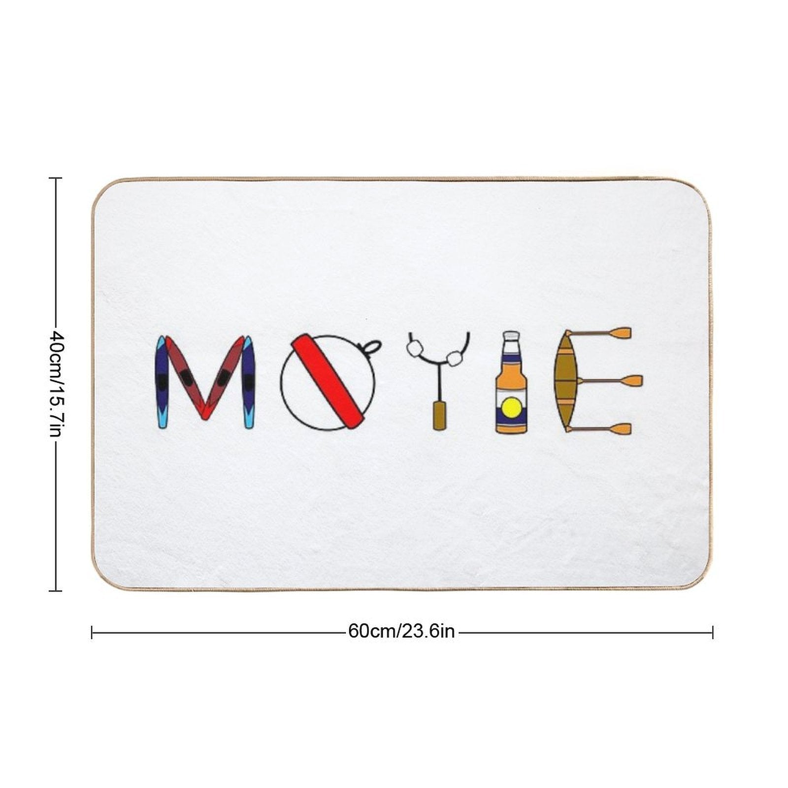 Moyie Lake  Odorless Bath Mat