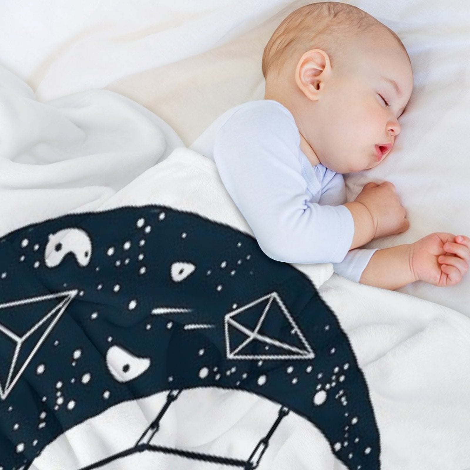 Climber's Sky  Climbing Machine-washable Throw Blanket