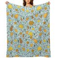 Capybaras All-season Throw Blanket