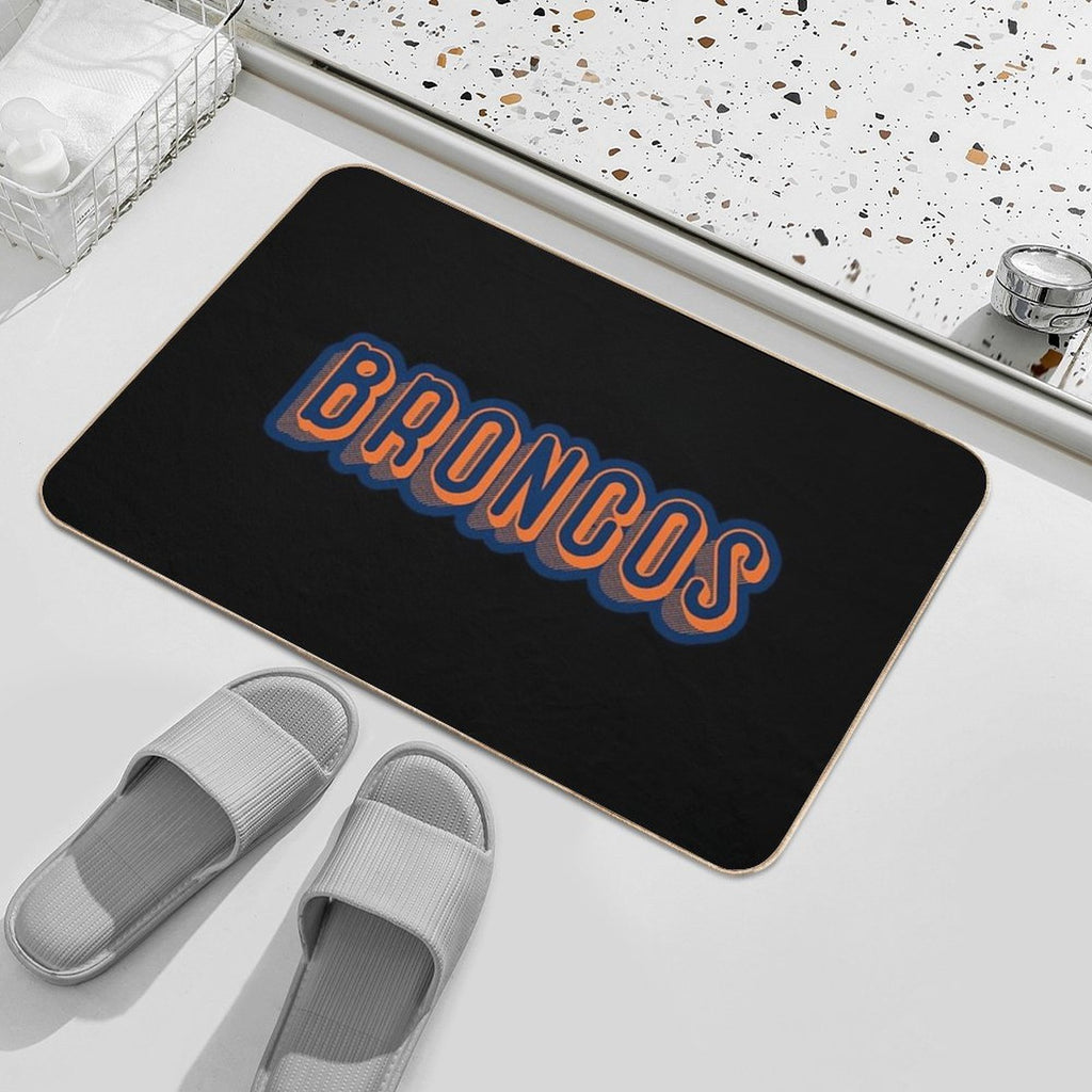 Denver Broncos  Absorbent Bath Mat