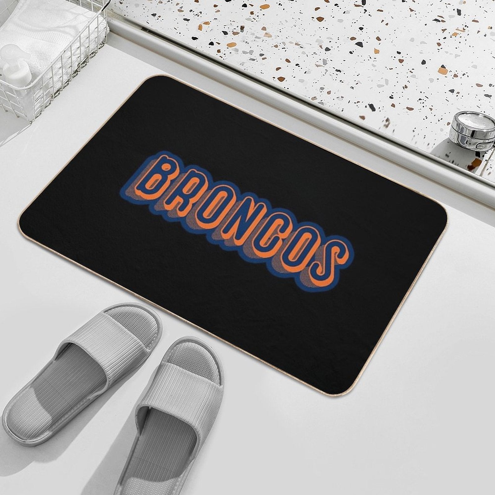 Denver Broncos  Absorbent Bath Mat
