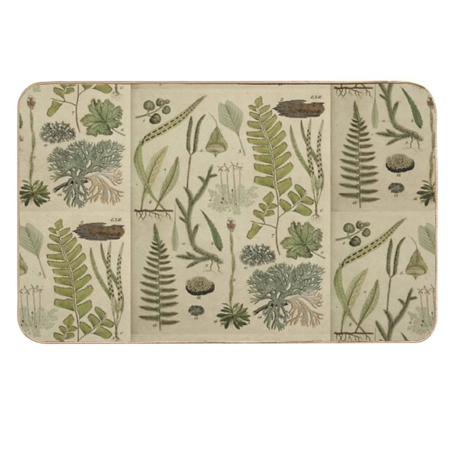 Ferns And Lichen  Stain-Proof Bath Mat