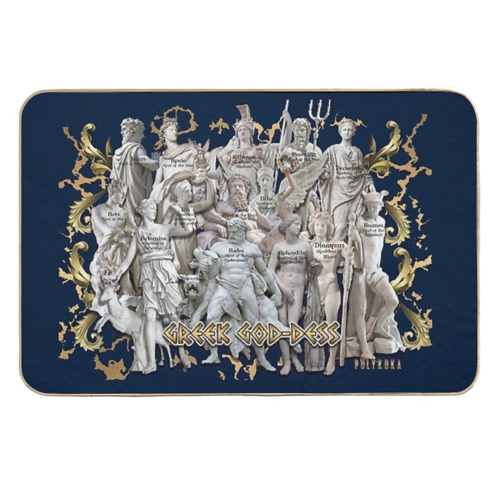 Greek God-Dess  Repositionable Bath Mat
