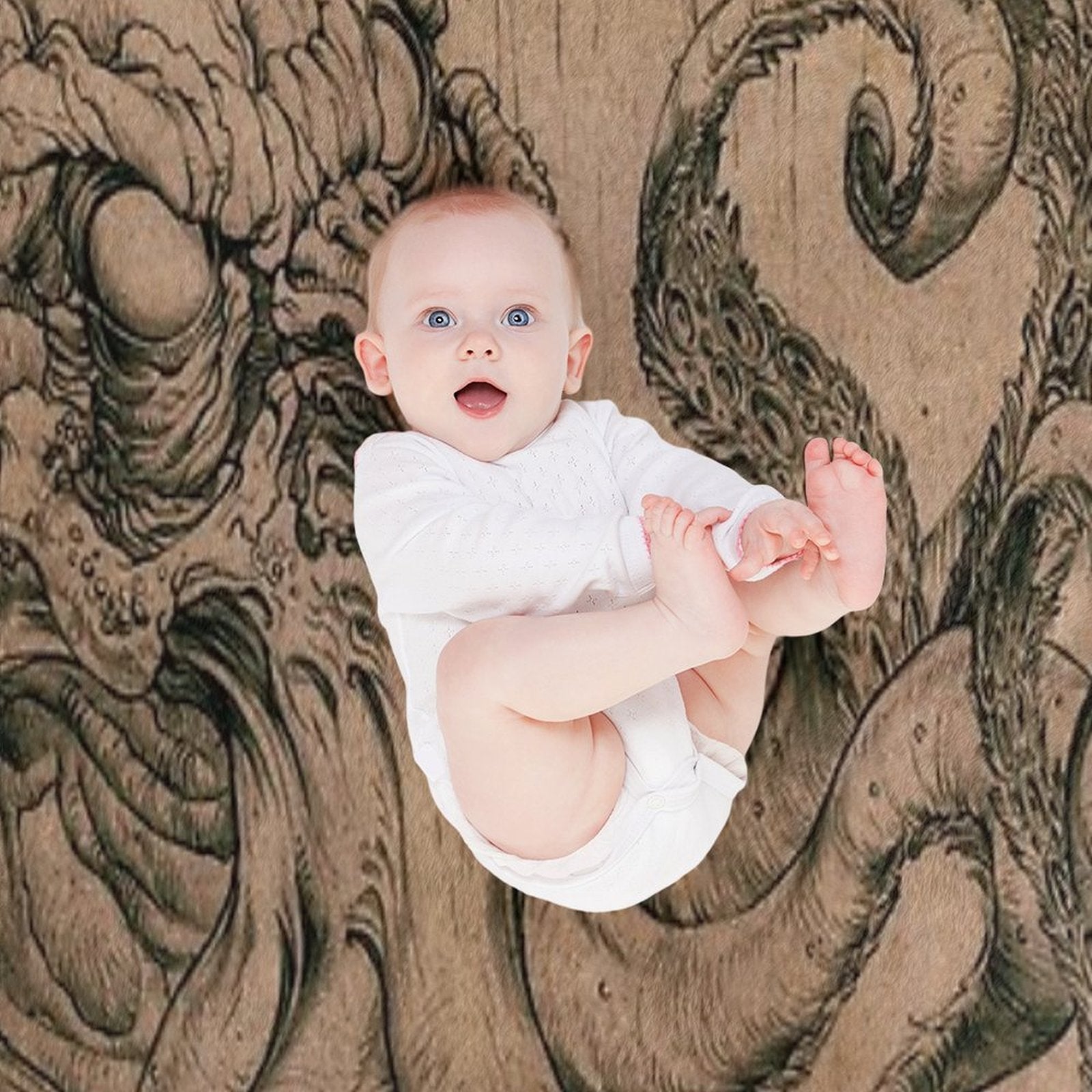 Cthulhu The Ancient Quick-dry Throw Blanket