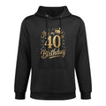 Womens Funny It's My 40th Birthday For Women 40 Year 40th Birthday Adjustable Hood Hoodie