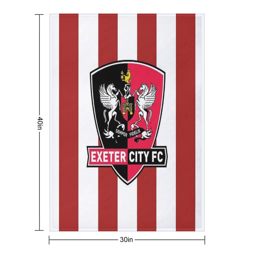 Exeter City FC Multi-functional Throw Blanket