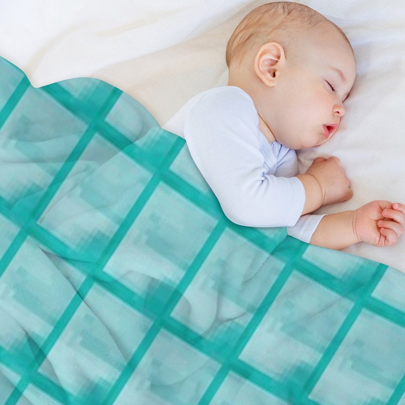 MINECRAFT DIAMOND BLOCK Premium Throw Blanket