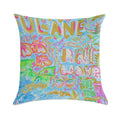 Tulane Collage Soft Fade-Resistant Throw Pillow