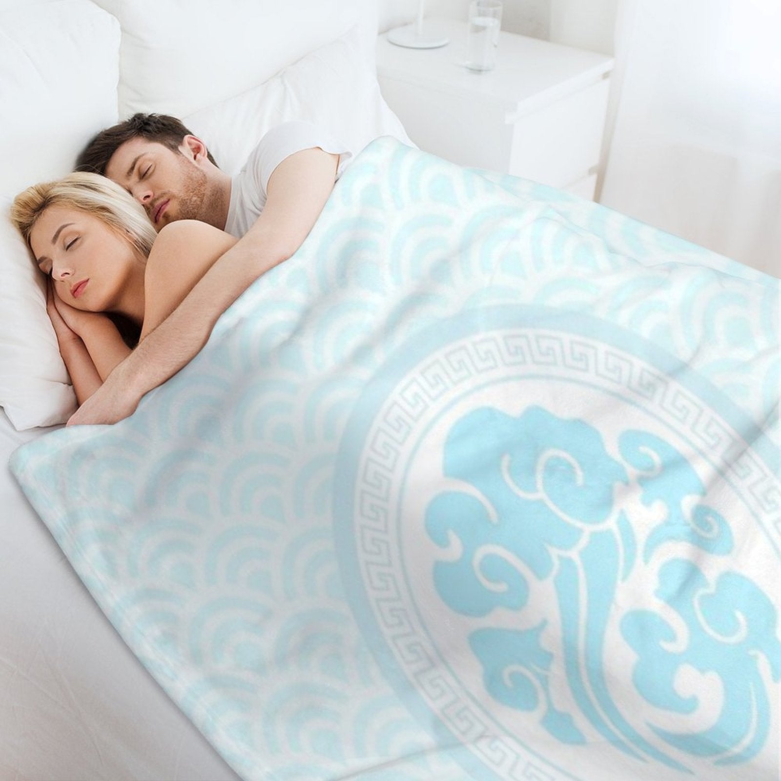 Gusu Lan Logo All-season Throw Blanket