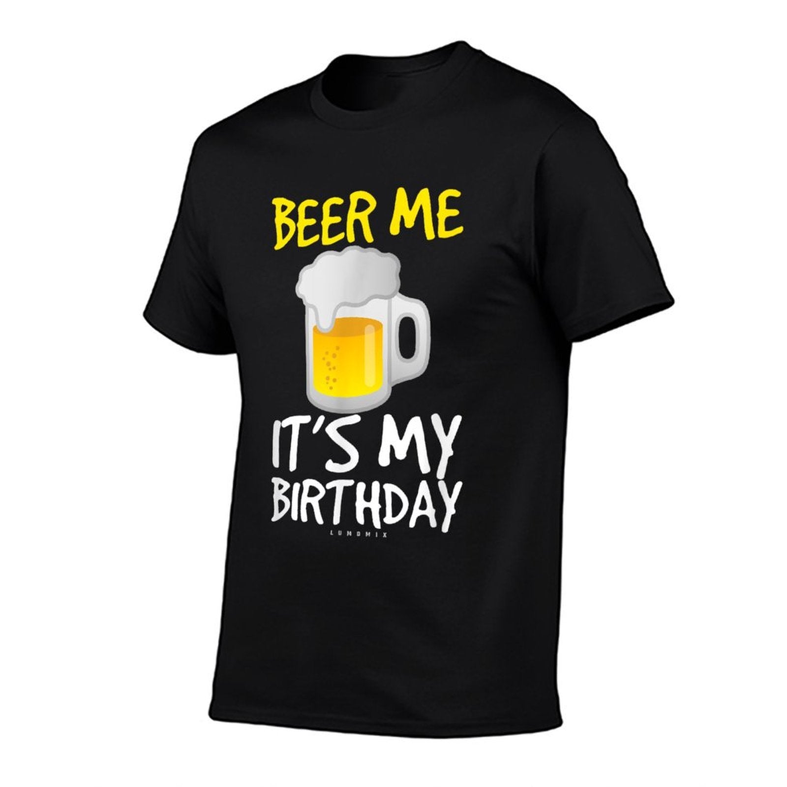 Beer Me Its My Birthday. Funny Drinking Beer  Trendy Pattern T-Shirt